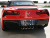 C7/C8 Corvette Stingray Billet Open End License Plate Frame