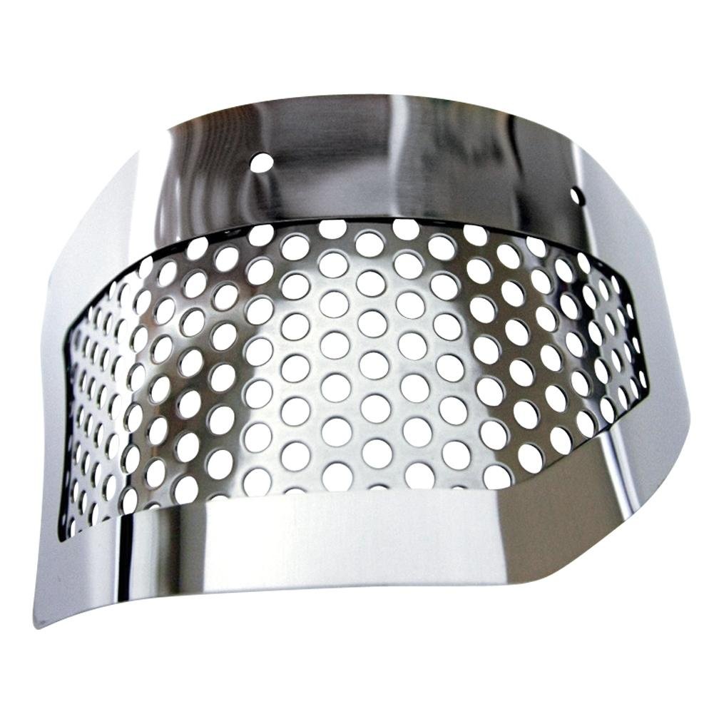 C6 ZR1 Corvette Power Steering Cover Polished Perforated - Stainless Steel-SR1 Performance
