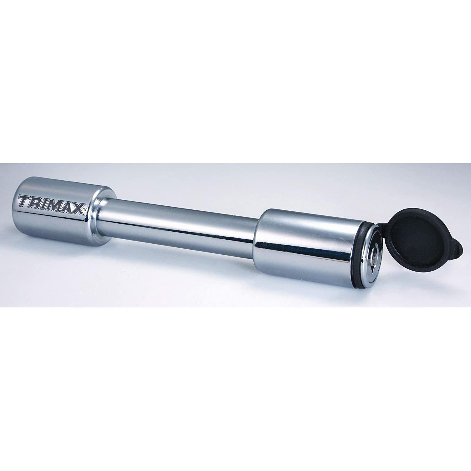 Trimax Industrial 5/8" Dia.Receiver Lock Twister Series with Flat Keys TK225, Clam Packaging, Chrome-SR1 Performance