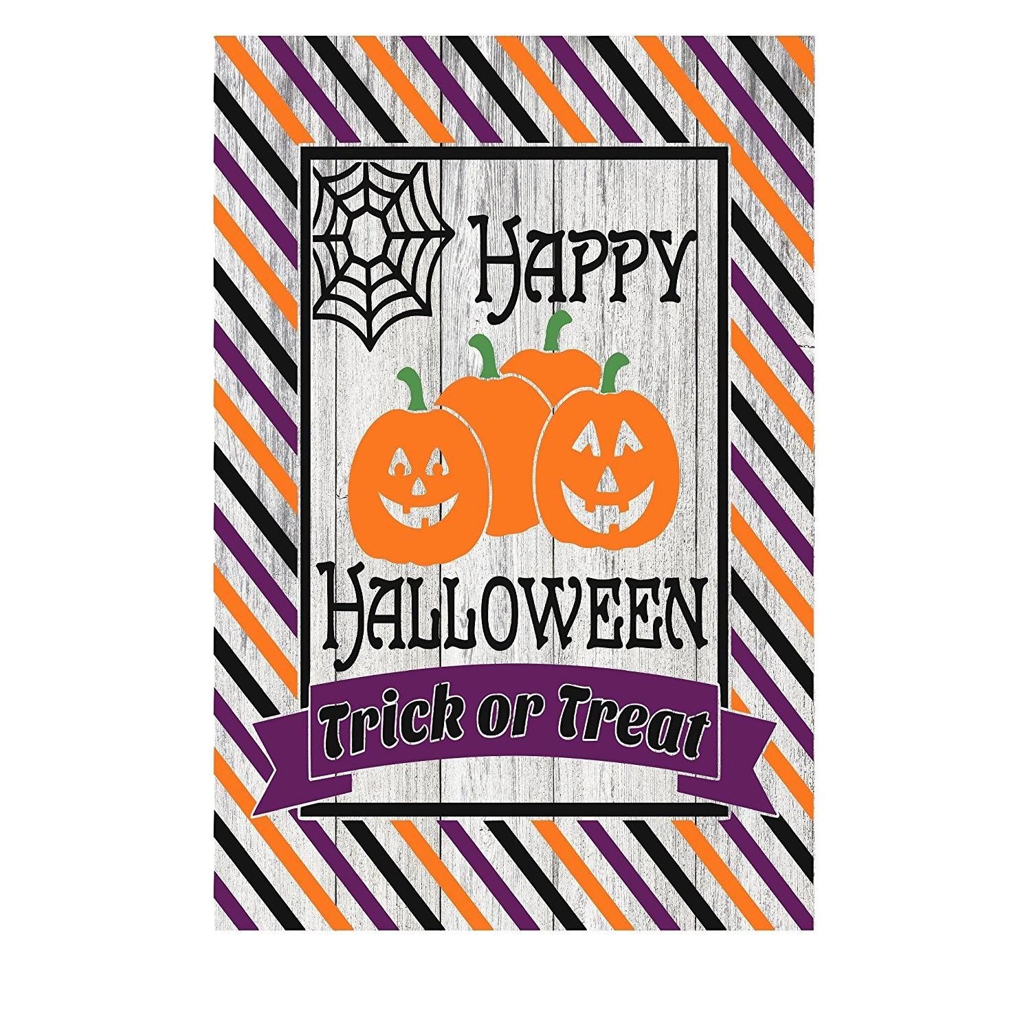 Halloween Spooktacular Rustic Metal Sign - 12" x 8"