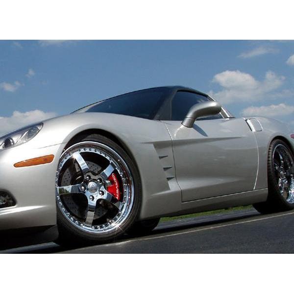 Corvette Fender Spears Billet Chrome 6 Pc. (Set) : 2005-2013 C6