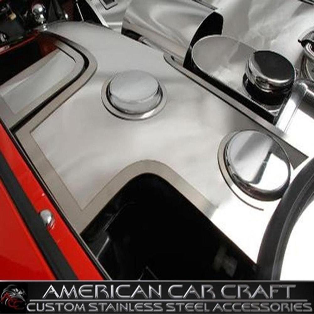C5 Corvette Washer Tank Covers with Cap Cover - Polished Stainless Steel-SR1 Performance