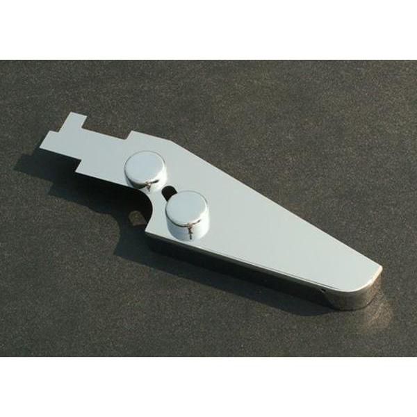 Corvette Windshield Washer Tank Cover with Caps- Polished Stainless Steel : 2005-2013 C6,Z06,Grand Sport-SR1 Performance