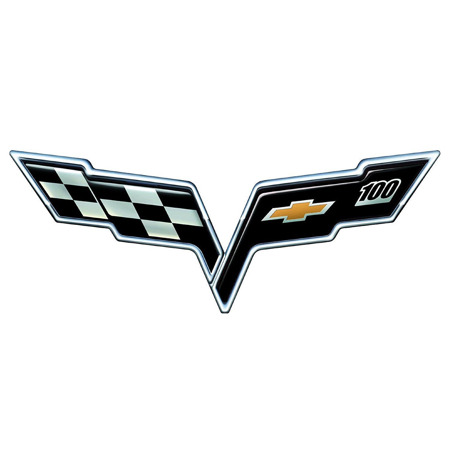 C6 Corvette 100th Anniversary Metal Wall Sign - 32" x 12"-SR1 Performance