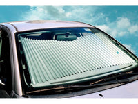 Dash Designs 23 inch Universal Fit Retractable Auto Windshield Sunshade for Ford F-150 Trucks, Most SUV, Honda Civic-SR1 Performance