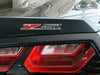 C7, C8 Corvette Z51 Badge/Emblem - Domed - Carbon Fiber Look w/Chrome Trim