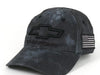 Chevrolet 3D Bowtie Tactical Camo Cap with USA Embroidered Flag Hat