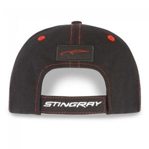 C7 Corvette Patch Hat : Black/Red