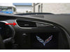 American Car Craft C7 Corvette Stingray Dash A/C Vent Trim 2Pc Polished