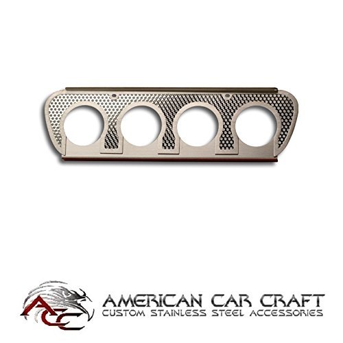 C7 Corvette Stingray Exhaust Filler Panel Perforated Brushed Stainless Steel NPP Exhaust Fits: All 14 through 16 Corvettes With Stock NPP Dual Mode Exhaust