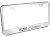 Cadillac Laser Etched License Plate Frame - Stainless Steel