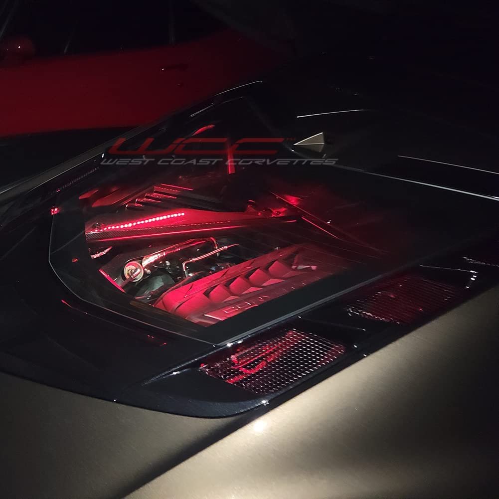 C8 Corvette - Engine Bay LED Lighting Kit - RGB : Stingray, Z51-SR1 Performance