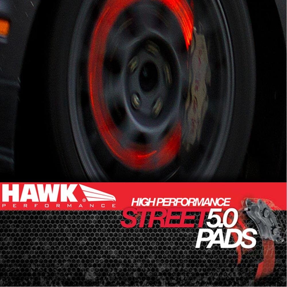 Corvette Brake Pads - Hawk High Performance Street 5.0 - Front : 2006-2013 Z06 & Grand Sport-SR1 Performance
