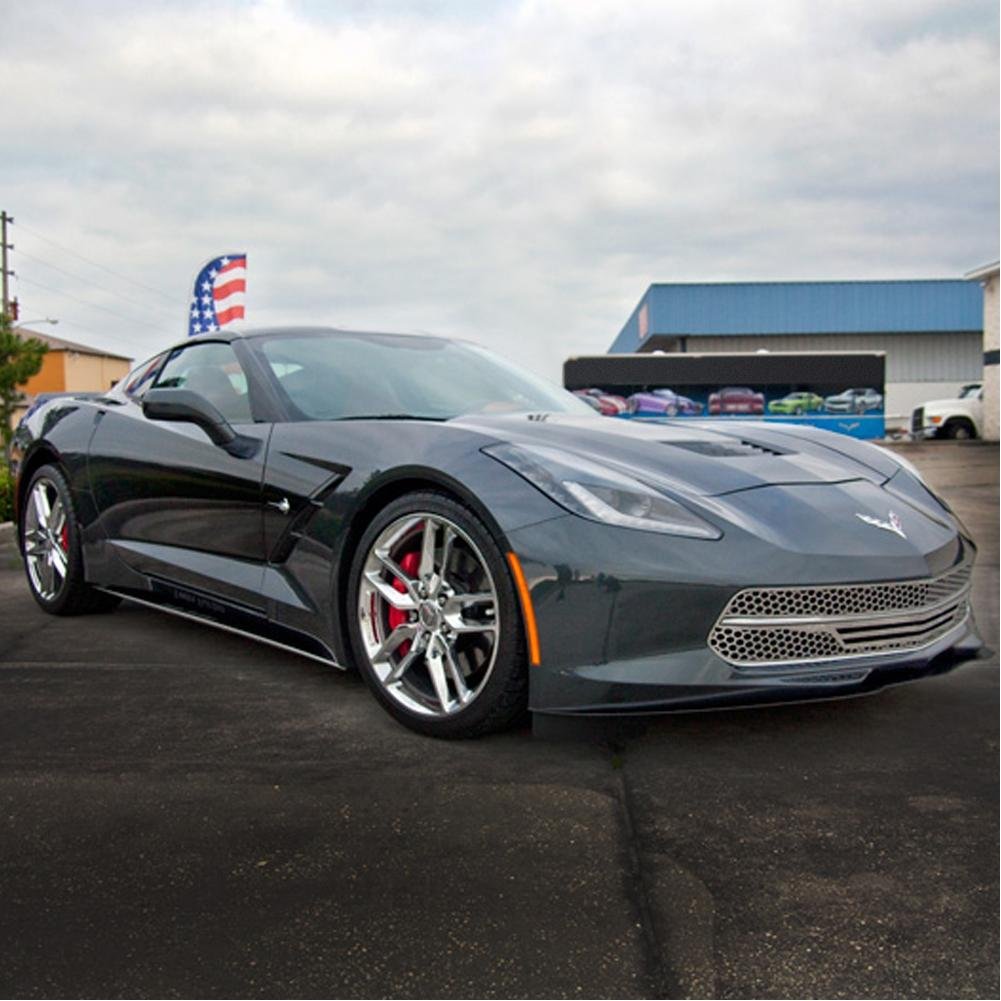 2014-2017 C7 Corvette Stingray - 3pc Retro Matrix Series Front Grille