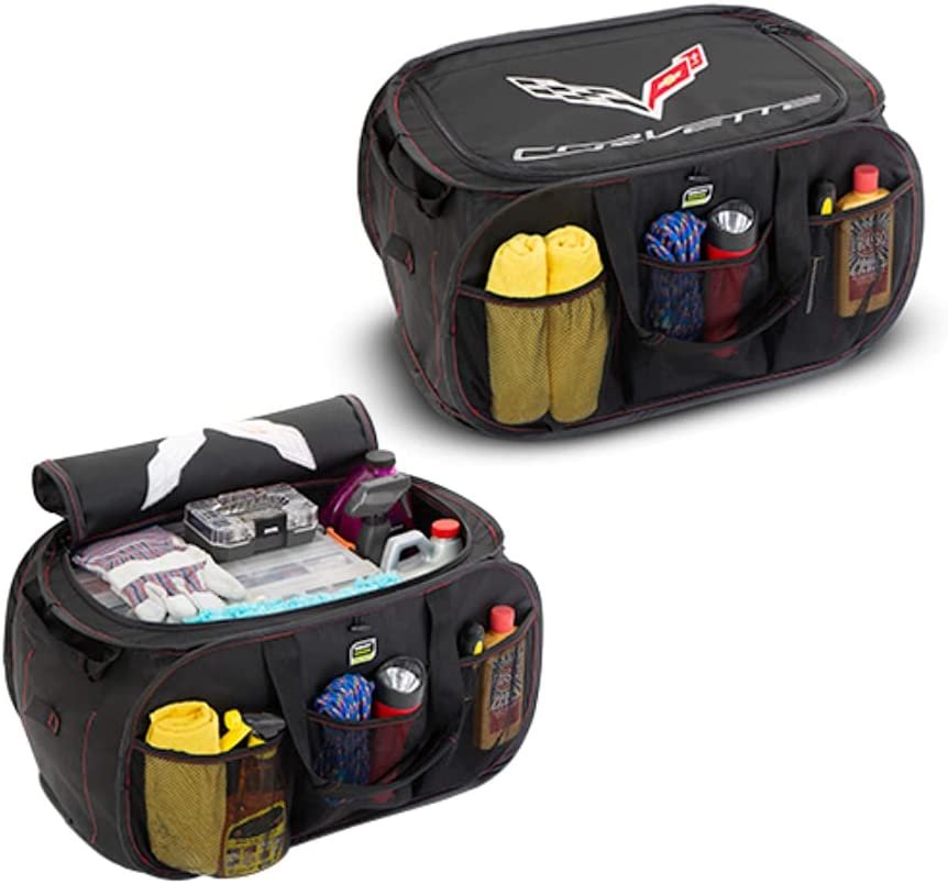 C7 Corvette Pop Up Trunk Organizer - Black