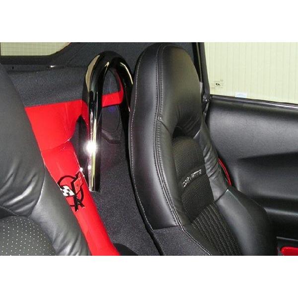 Corvette Seat Back Hoop Set - Chrome : C5 & Z06-SR1 Performance