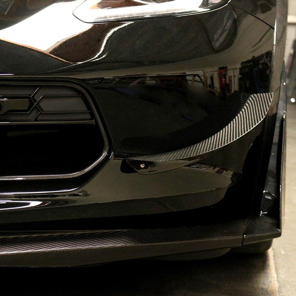 Corvette Front Bumper Race Canards - Carbon Fiber - APR Performance : C7 Stingray, Z51, Z06, Grand Sport-SR1 Performance