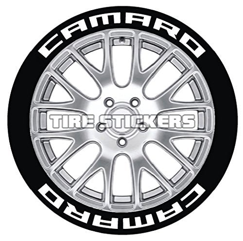 Camaro Tire Stickers - Permanent 1" (Camaro SS)