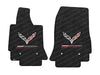 C7 Corvette Grand Sport Lloyds Floor Mats w/ Crossed Flags - Jet Black