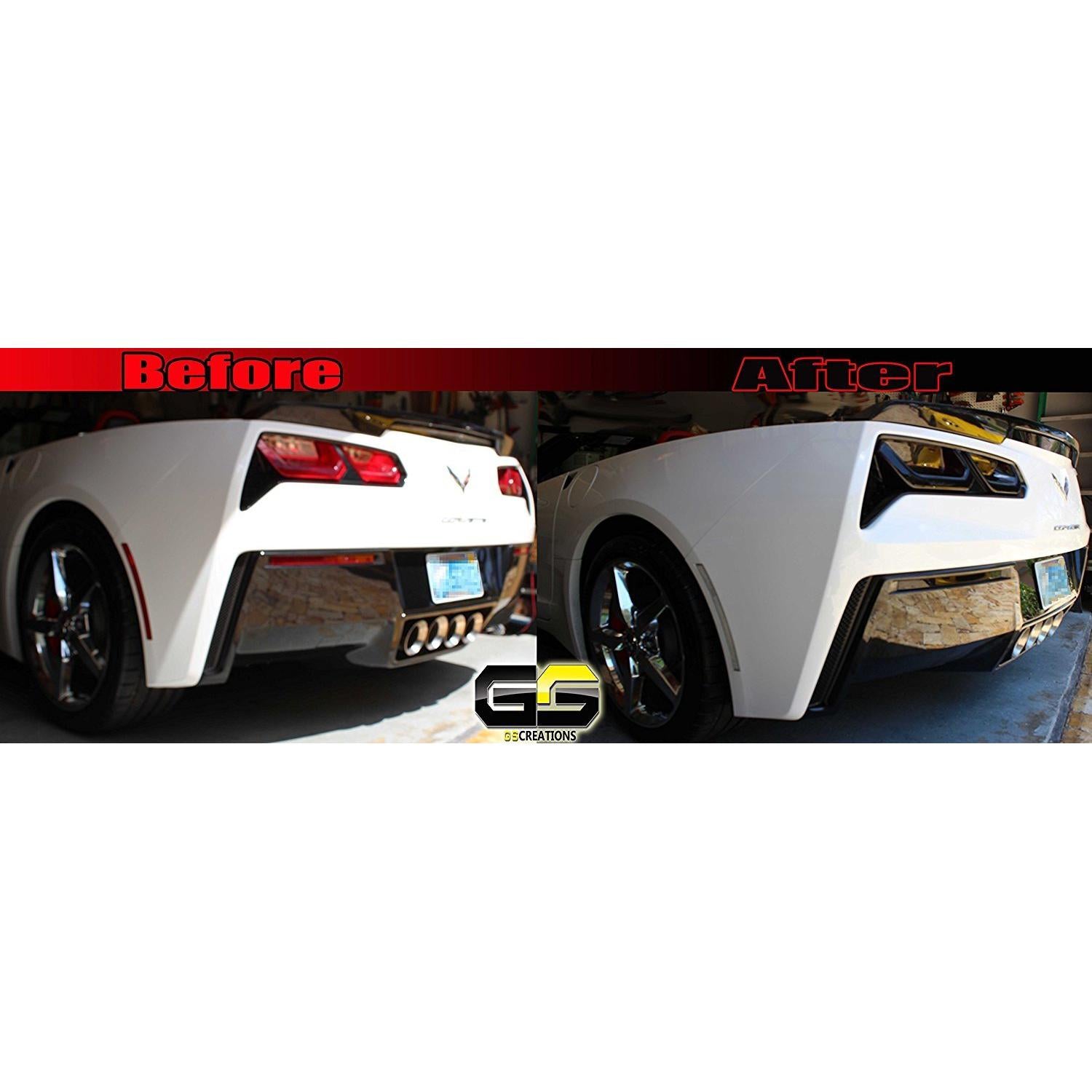 Corvette Blackout Kit - Molded Acrylic Rear Taillights : C7, Stingray, Z51, Z06, Grand Sport-SR1 Performance