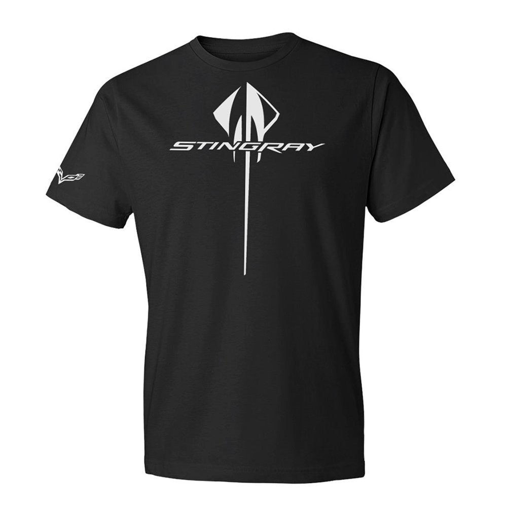 C7 Corvette Stingray Vertical T-shirt : Black - 2014+