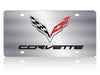 C7 Corvette License Plate - Stainless Steel