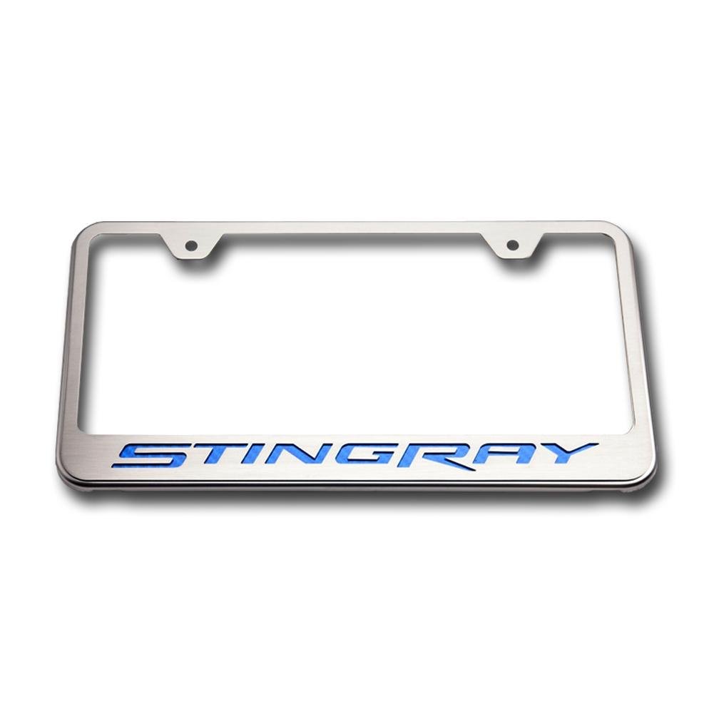 American Car Craft 052032-RD Red Carbon Fiber Rear Tag Frame (Stingray)-SR1 Performance