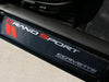 C6 Corvette Door Sill Plates - Carbon Fiber with Grand Sport Logo