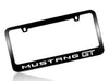 Ford Mustang GT License Plate Frame - Black