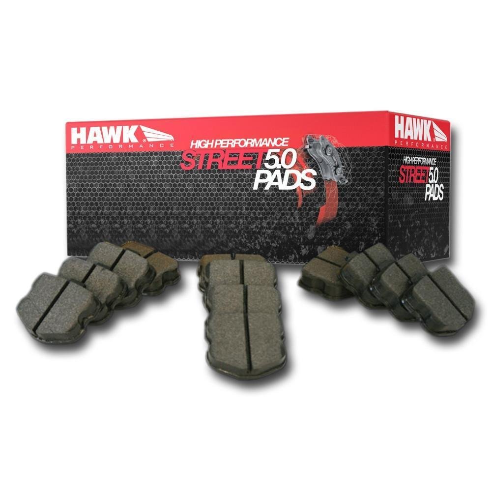 Corvette Brake Pads - Hawk High Performance Street 5.0 - Front : 2006-2013 Z06 & Grand Sport-SR1 Performance