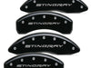 C7 Corvette Stingray Brake Caliper Cover Set with "STINGRAY" Script : Gloss Black