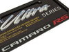 Camaro RS License Plate Frame - Black with Red RS