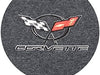 C5 Corvette American Flag T-Shirt : Dark Gray