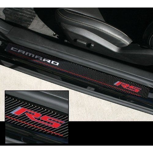 Camaro Door Sills Carbon Fiber/RS w/Camaro Script-SR1 Performance