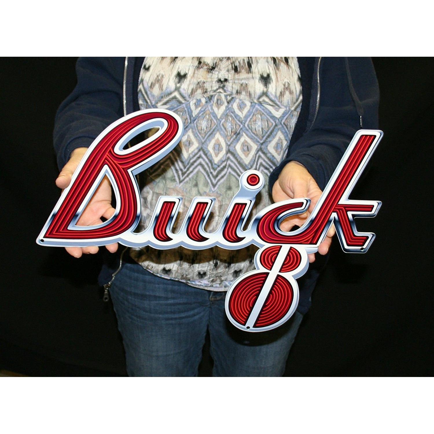 Buick 8 Emblem Metal Wall Sign - 18" x 13"-SR1 Performance