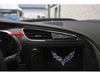 American Car Craft C7 Corvette Stingray Dash A/C Vent Trim 2Pc Polished