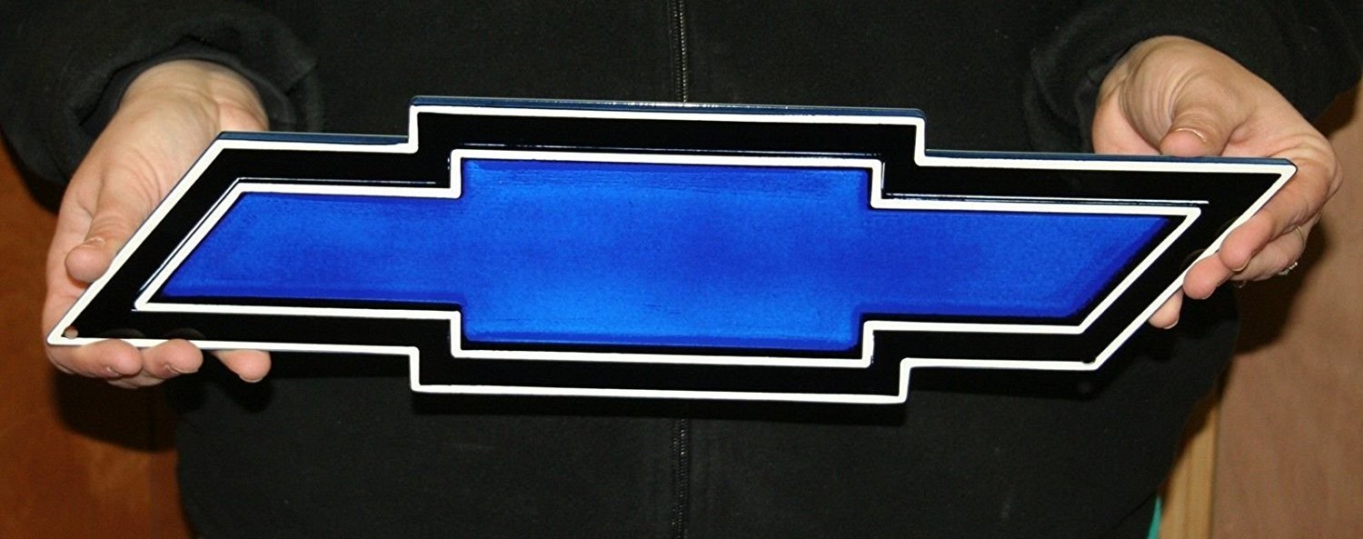 1969 Camaro Bowtie Metal Wall Sign - 18" x 5"