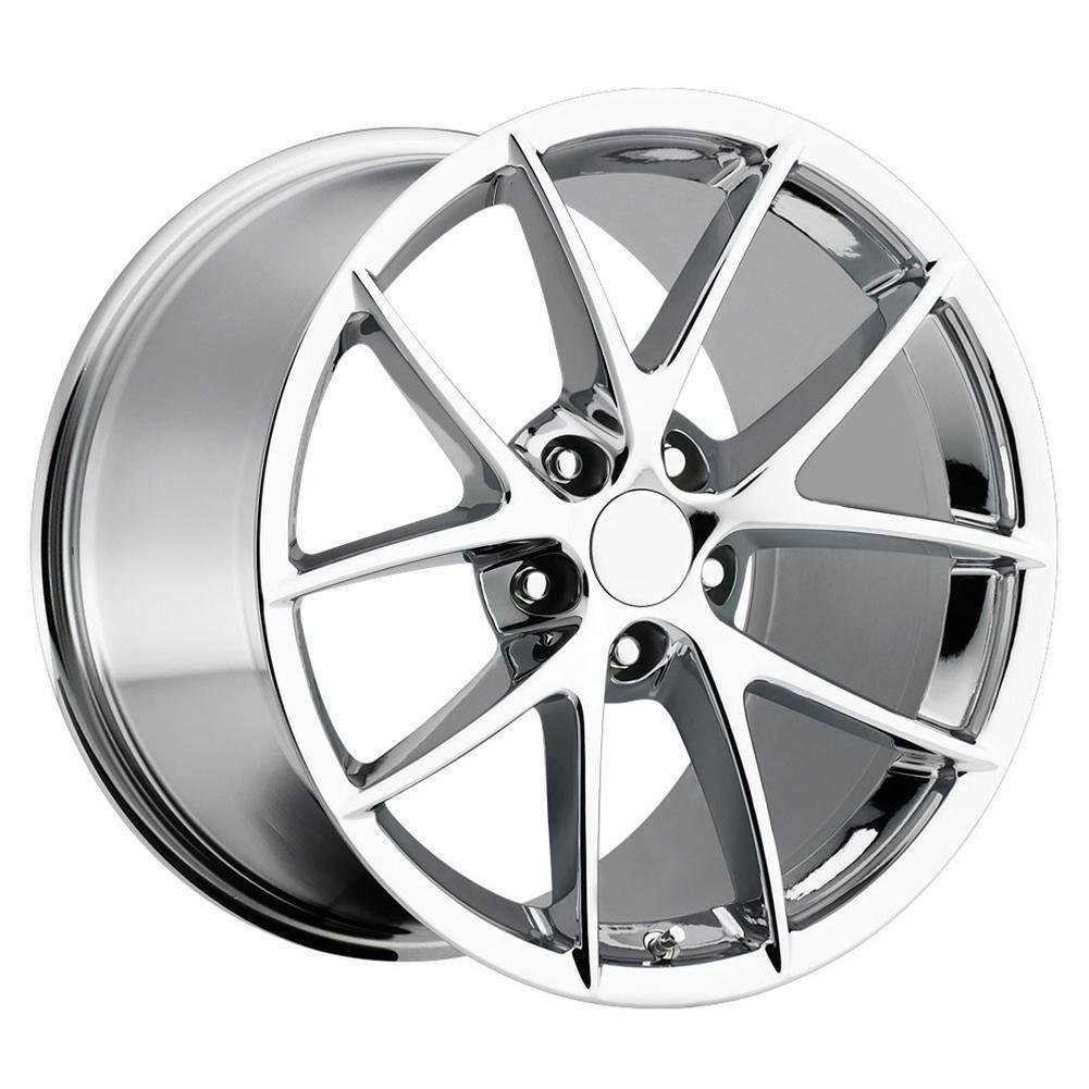 Corvette Wheels - 2009 C6Z06 Spyder Style Reproduction : Chrome