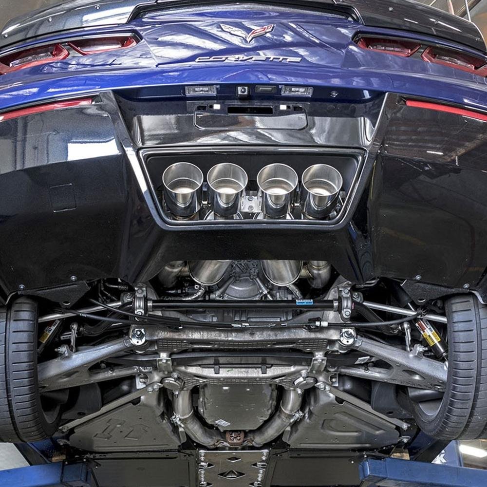 C7 Stingray, Z51, Grand Sport Corvette MACH Force-Xp 3" to 2-1/2" Axle-Back Exhaust System - aFe Power PFADT