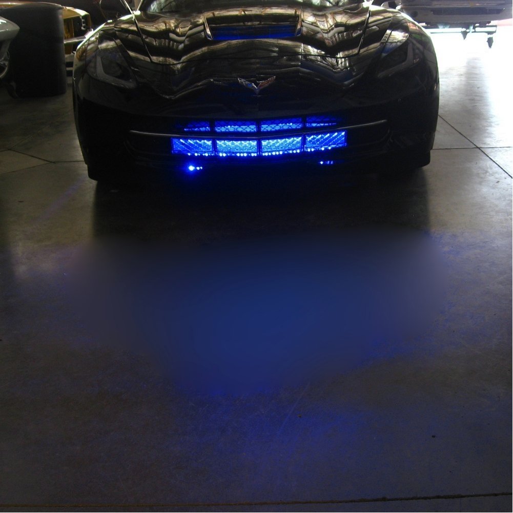 Corvette - Front Grille LED Lighting Kit : C7 Stingray, Z51, Z06 (Red / Super Bright)-SR1 Performance
