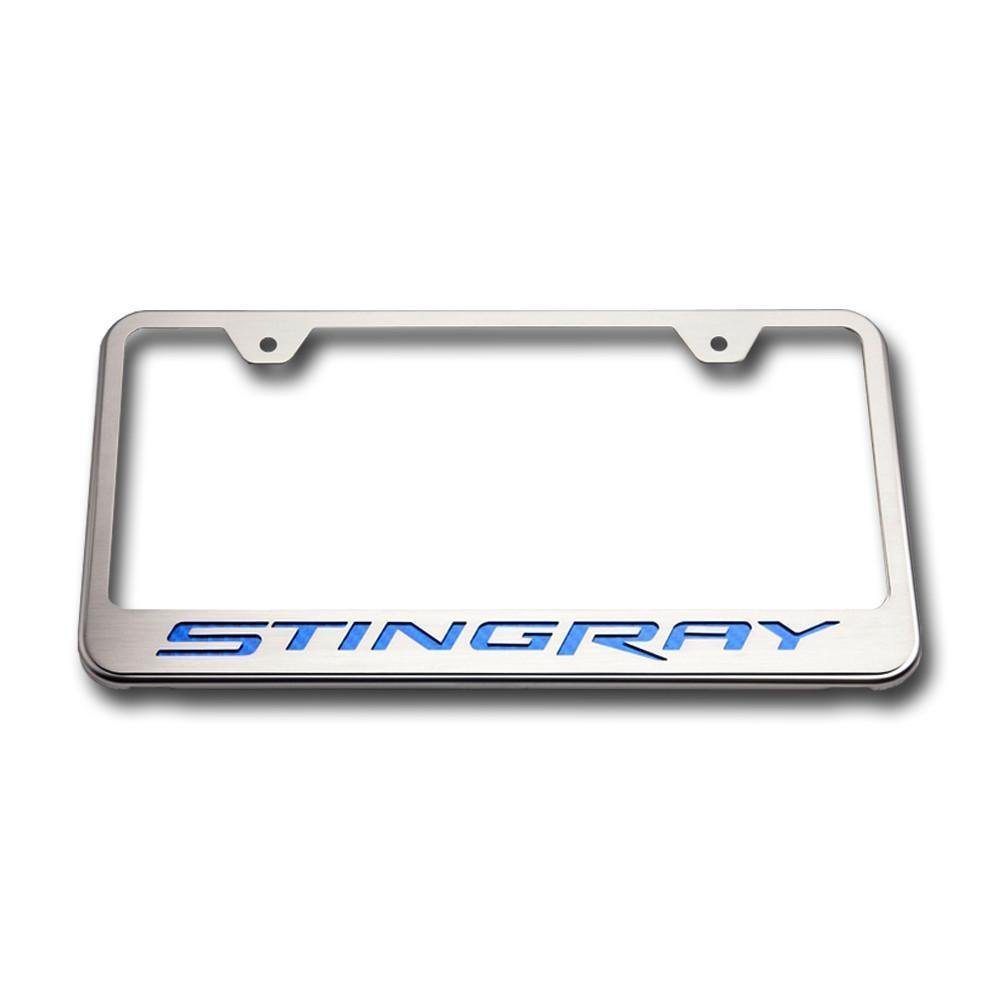 American Car Craft 052032-RD Red Carbon Fiber Rear Tag Frame (Stingray)-SR1 Performance
