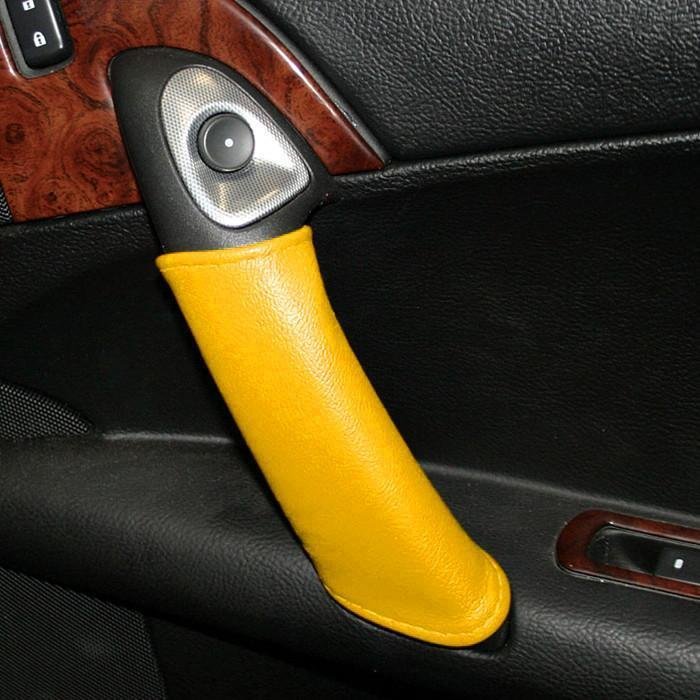 Corvette Door Handle Accent - Leather : C6,Z06,ZR1,Grand Sport-SR1 Performance