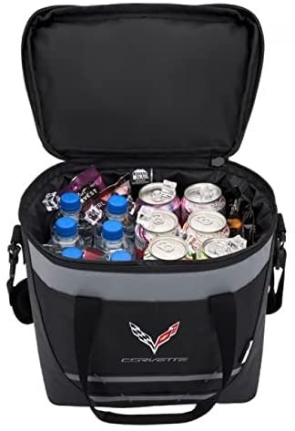 SR1 Performance C7 Corvette 24 Can Ice Chest Cooler - Black/Grey