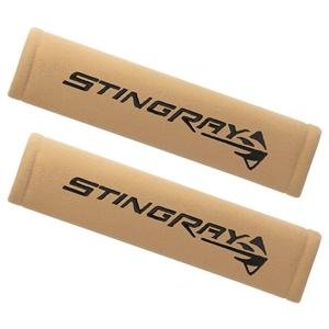 Corvette Seatbelt Harness Pad : C7 Stingray (Yellow)-SR1 Performance