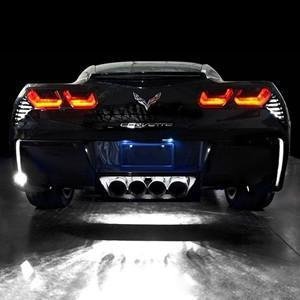 Corvette Rear Fascia/Exhaust LED Lighting Kit : C7 Stingray, Z51 (Orange / Super Bright)-SR1 Performance