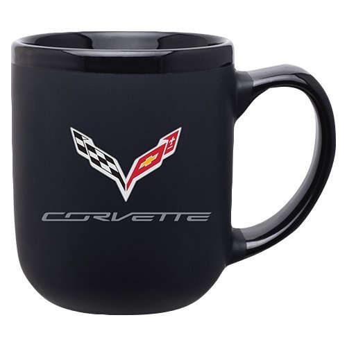 C7 Corvette Logo Coffee Mug - Black