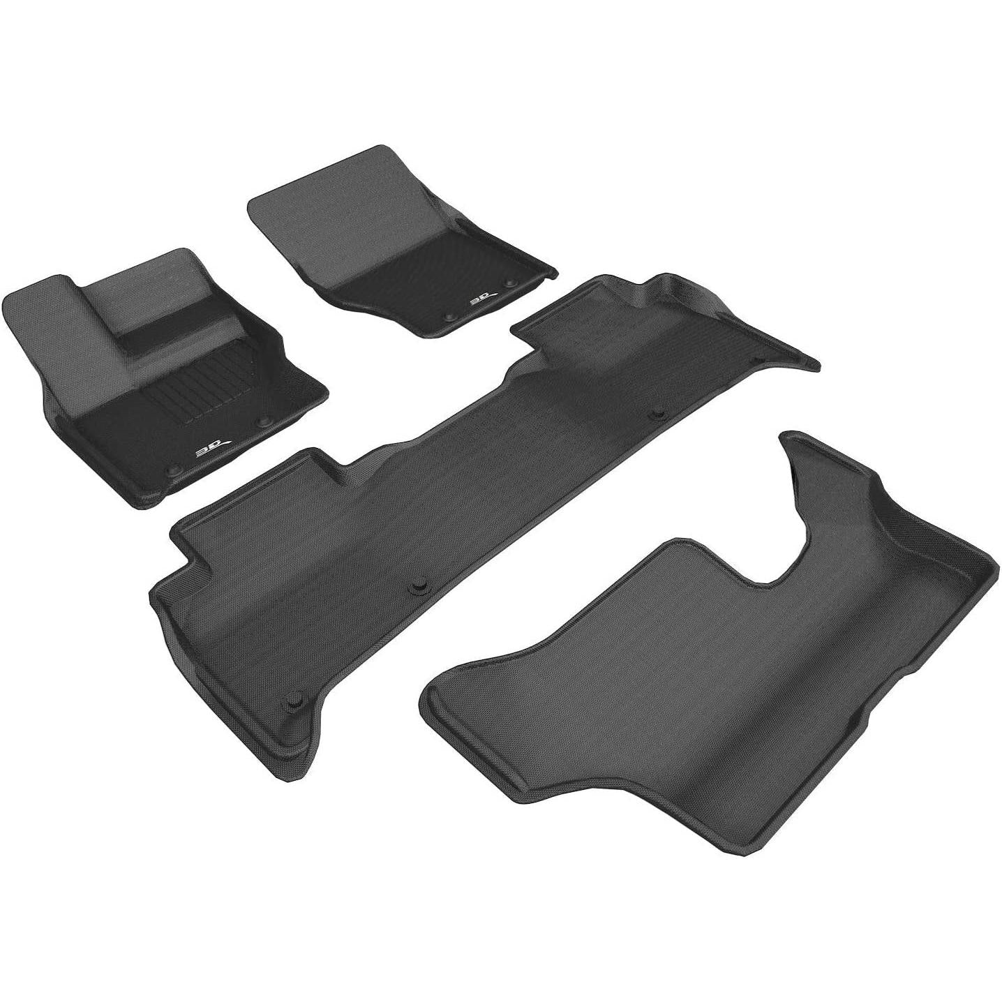 2017-2020 Land Rover Discovery 3D MAXpider All-Weather Floor Mats Kagu - Black-SR1 Performance