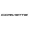 Corvette GM/OEM Rear Bumper Letters - Carbon Flash : C7 Stingray, Z51, Z06-SR1 Performance
