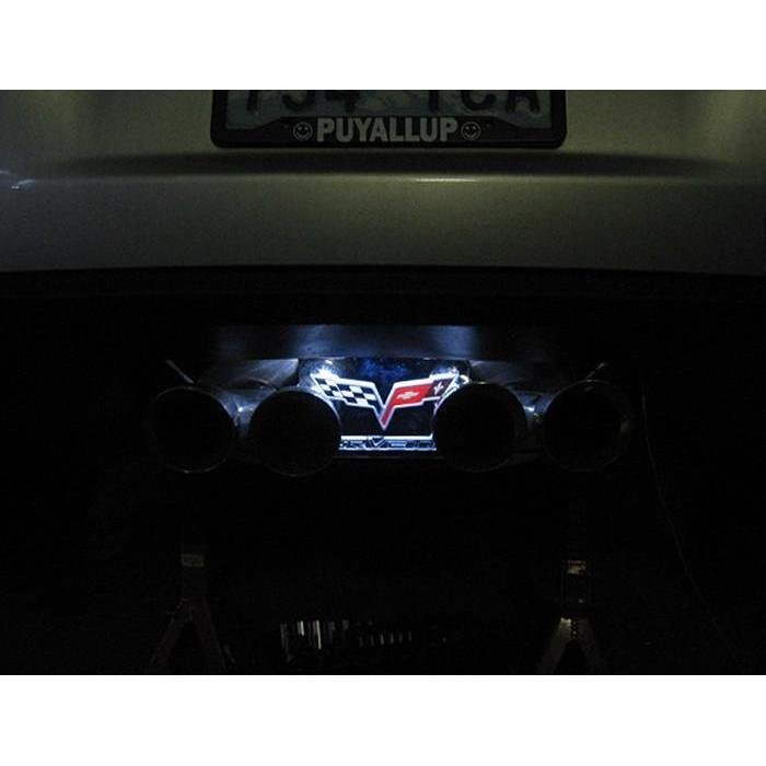 Corvette Exhaust Plate LED Lighting Kit : 2005-2013 C6 only (Orange)