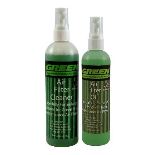 Green Filter 2000 Green High Performance Air Filter Recharge Oil and Cleaner Kit-SR1 Performance